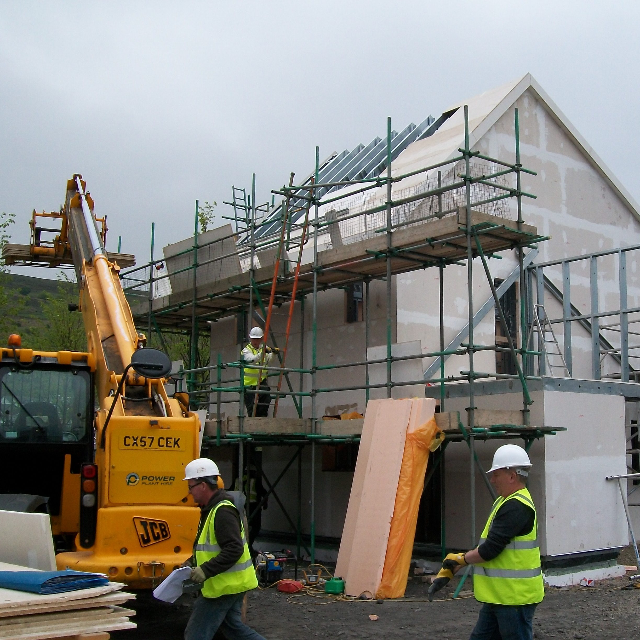 2 – Passive House Under Construction – Wales